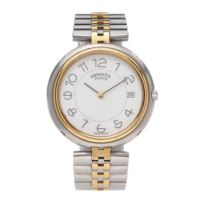 Hermes Stainless Steel 33mm Profile Quartz Watch Gold 1 of 4