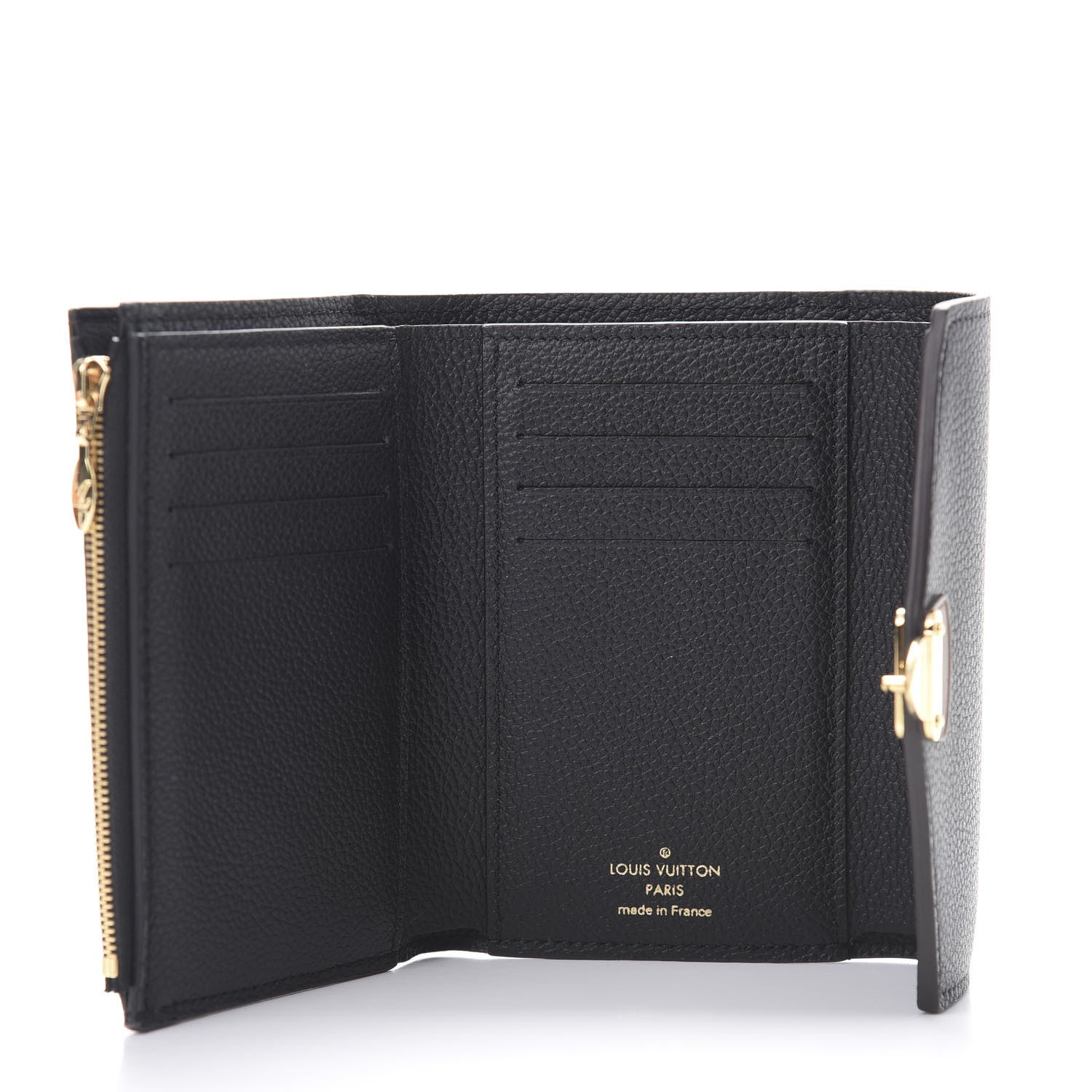 Louis Vuitton Monogram Pallas Compact Wallet NM Black 5 of 8