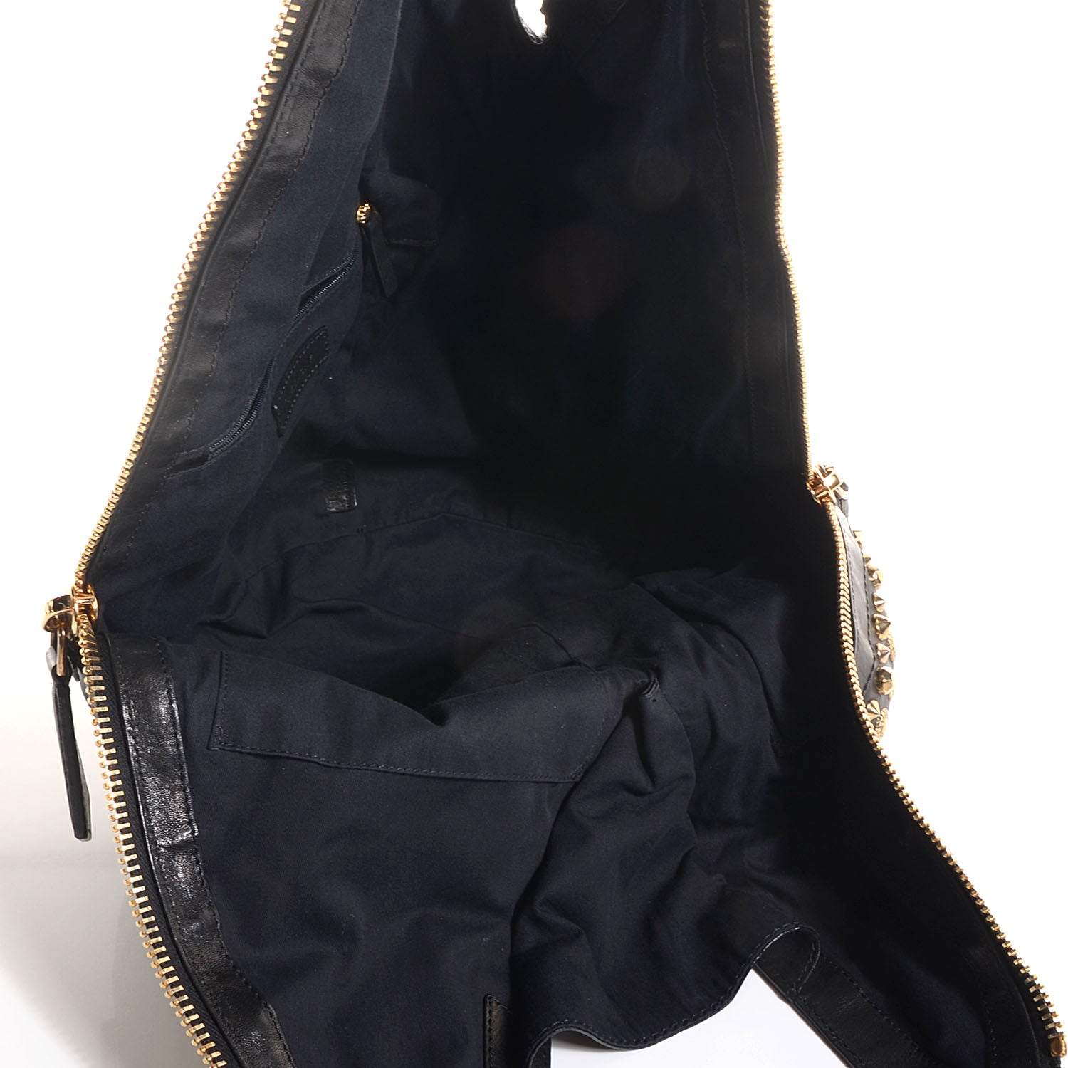 Givenchy Lambskin Studded Tinhan Hobo Black 6 of 10