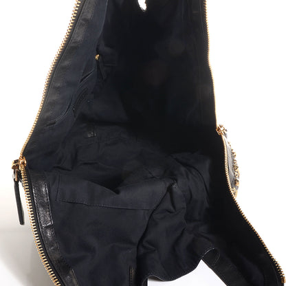 Givenchy Lambskin Studded Tinhan Hobo Black 6 of 10