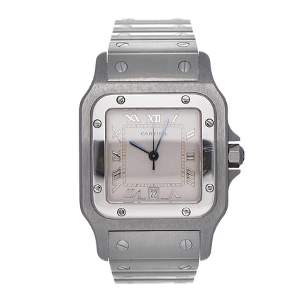 Cartier Stainless Steel 29mm Santos De Galbee Quartz Watch 1 of 10