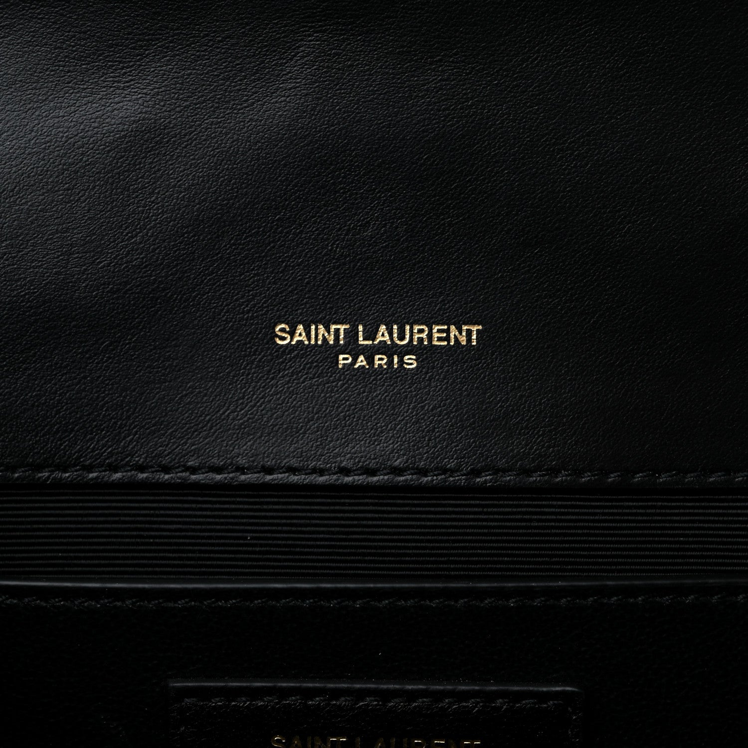 Saint Laurent Grain De Poudre Textured Mixed Matelasse Triquilt Medium Monogram Satchel Black 6 of 11