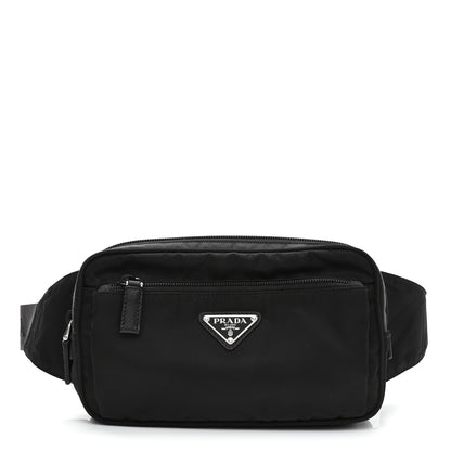 Prada Tessuto Nylon Saffiano Belt Bag Black 1 of 6