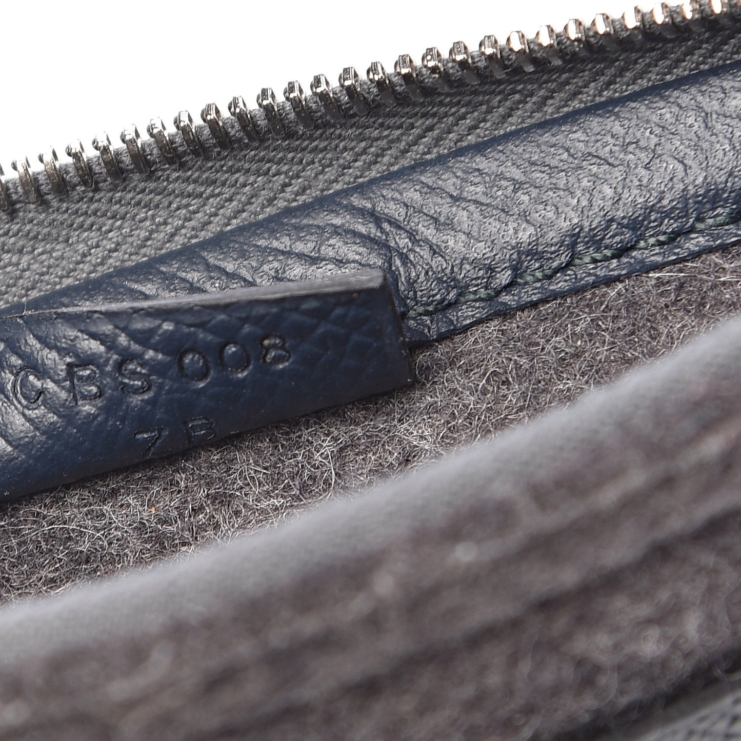Felt Epsom Toodoo Card Holder Gris Moyen Indigo Vert Cypress