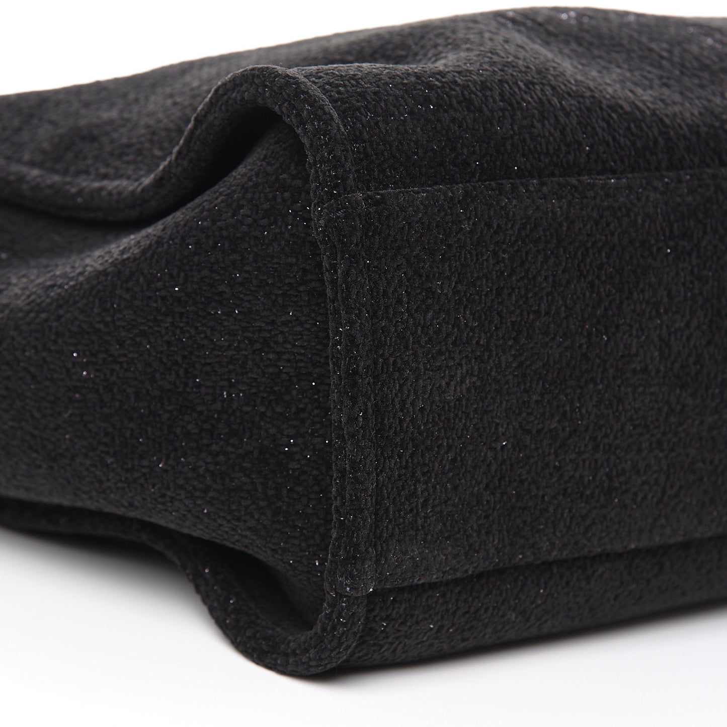 Lurex Boucle Large Deauville Tote Black