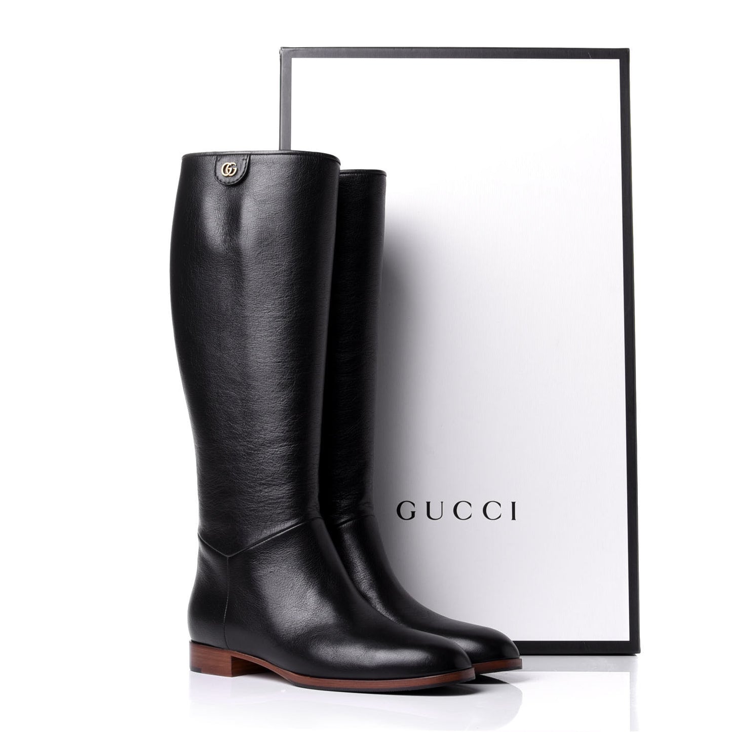 Calfskin Piuma Lux Energy High Boots 39.5 Black