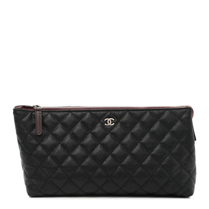 Chanel Caviar Quilted Cosmetic Case Black 1 of 10