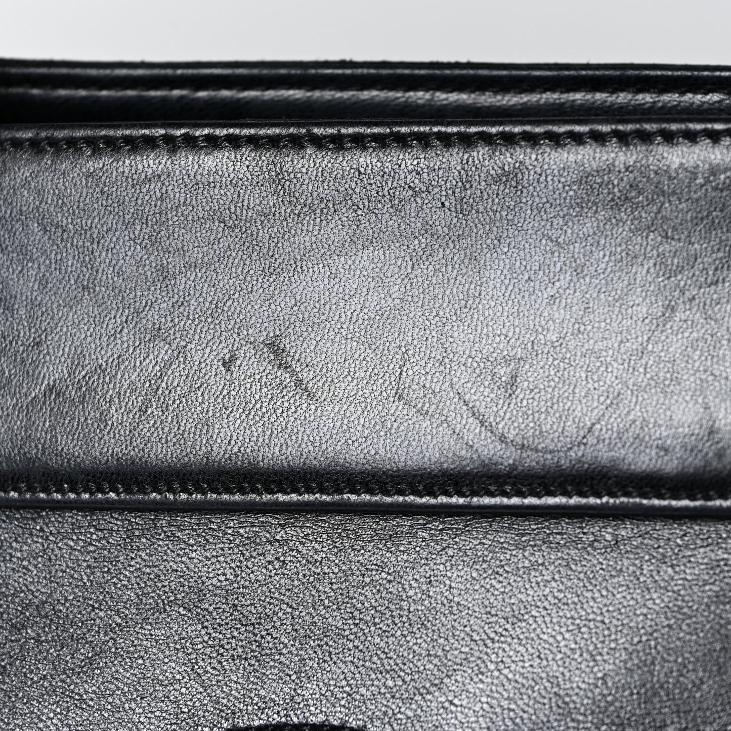 Lambskin CC Shopping Tote Black