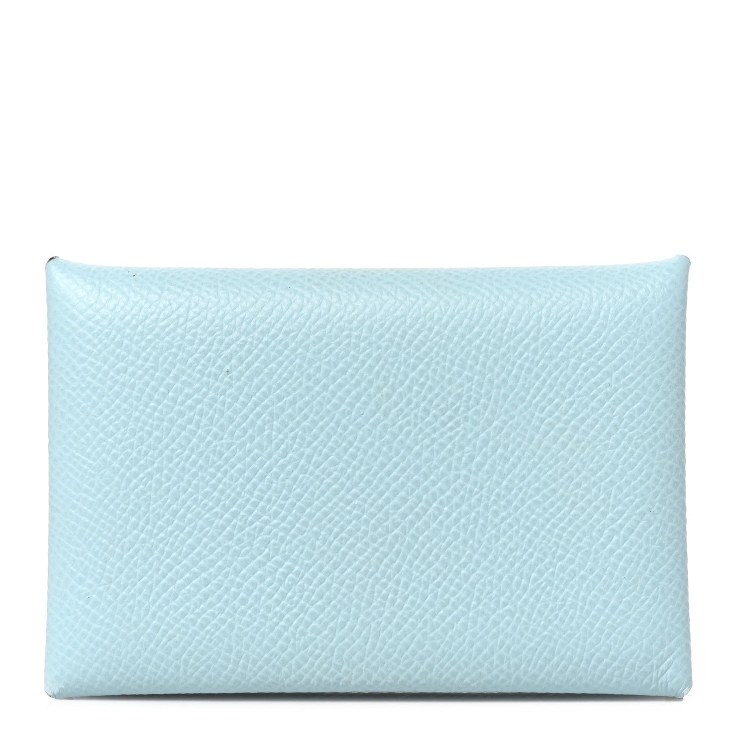 Hermes Epsom Calvi Card Case Bleu Zephyr 1 of 6