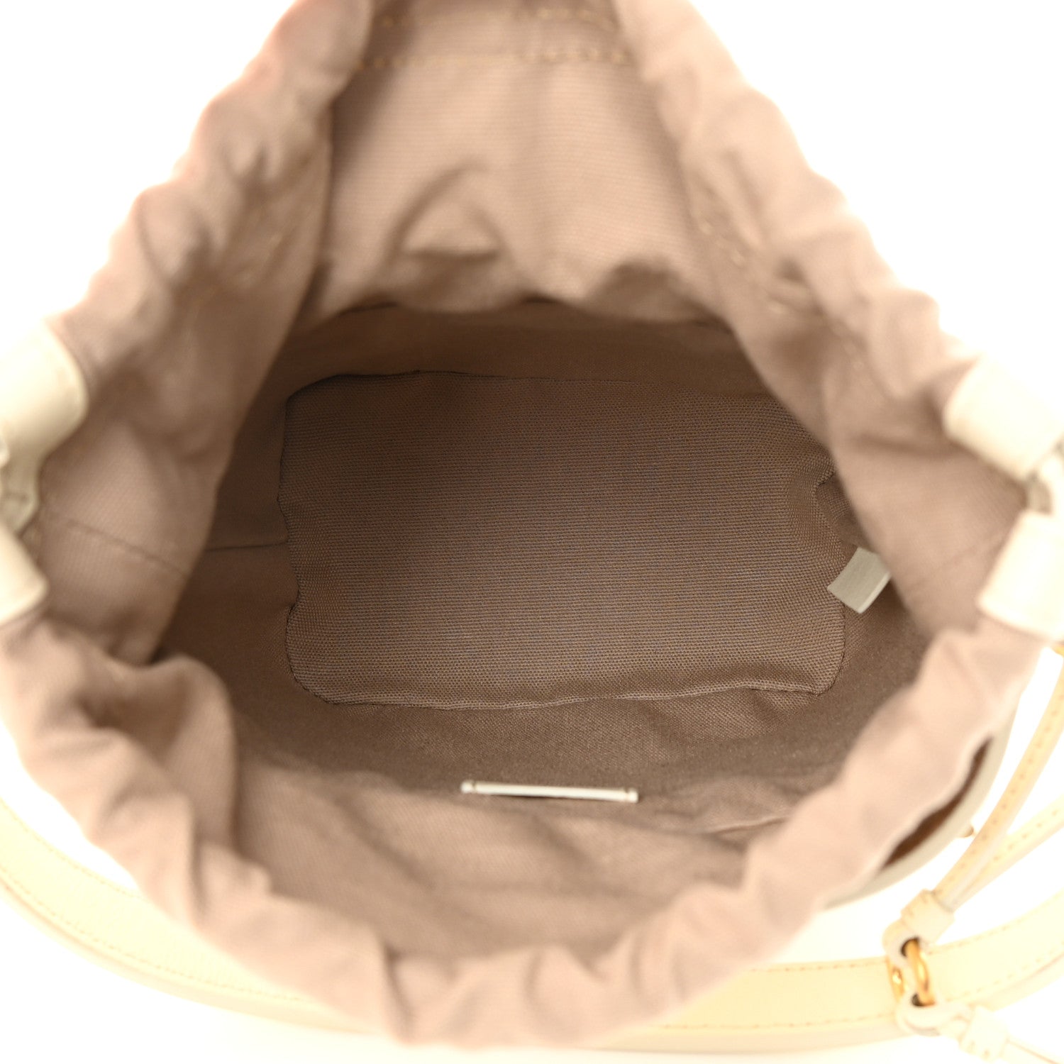 Chloe Smooth Calfskin Mini Roy Bucket Bag Natural White 5 of 19