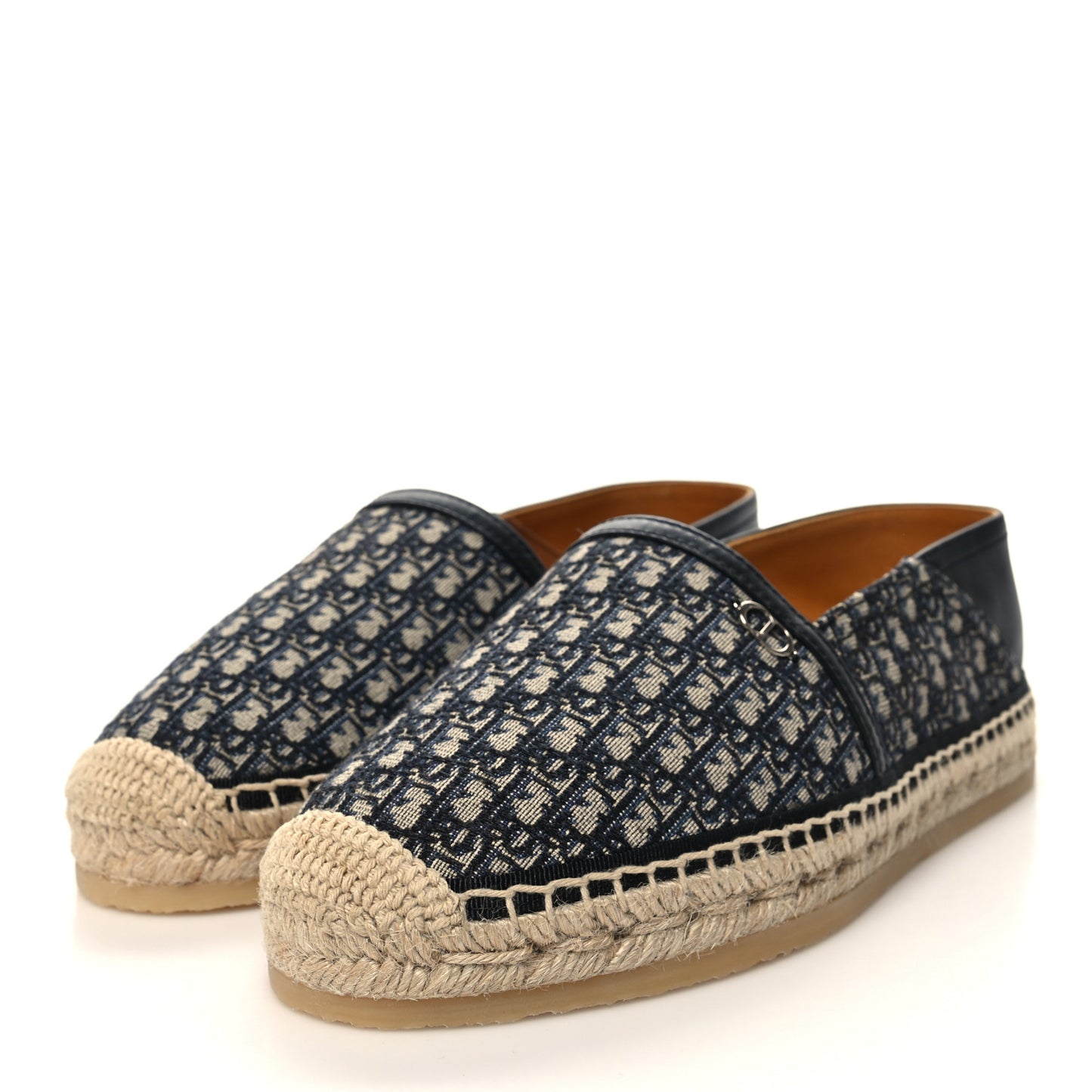 Oblique Mens Paradise Espadrilles 38 Beige Blue
