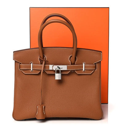 Hermes Togo Birkin 30 Gold 35 of 35