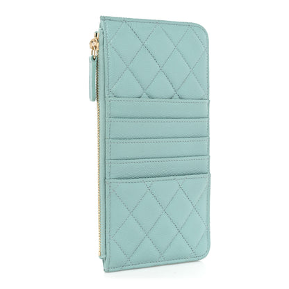 Chanel Caviar Quilted Classic iPhone Pouch Blue 3 of 12