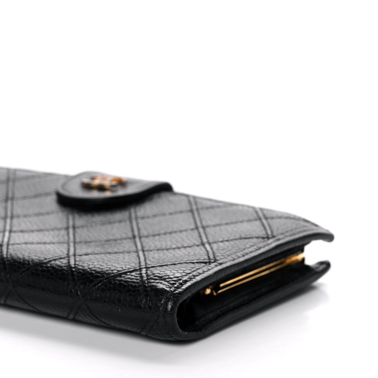 Chanel Caviar Stitched French Wallet Black 13 of 16