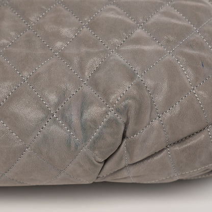 Chanel Iridescent Calfskin Quilted Small In The Mix Tote Grey 13 of 13