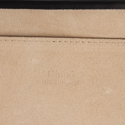 Chloe Suede Calfskin Small Faye Shoulder Bag Motty Grey 6 of 7