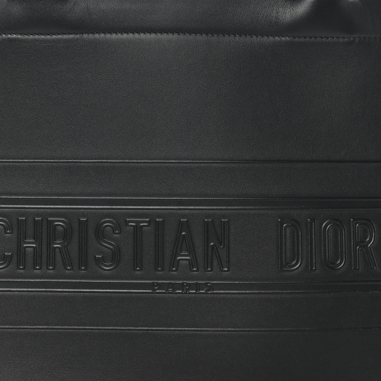 Christian Dior Calfskin Embossed Medium Book Tote Black 8 of 10