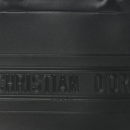 Christian Dior Calfskin Embossed Medium Book Tote Black 8 of 10