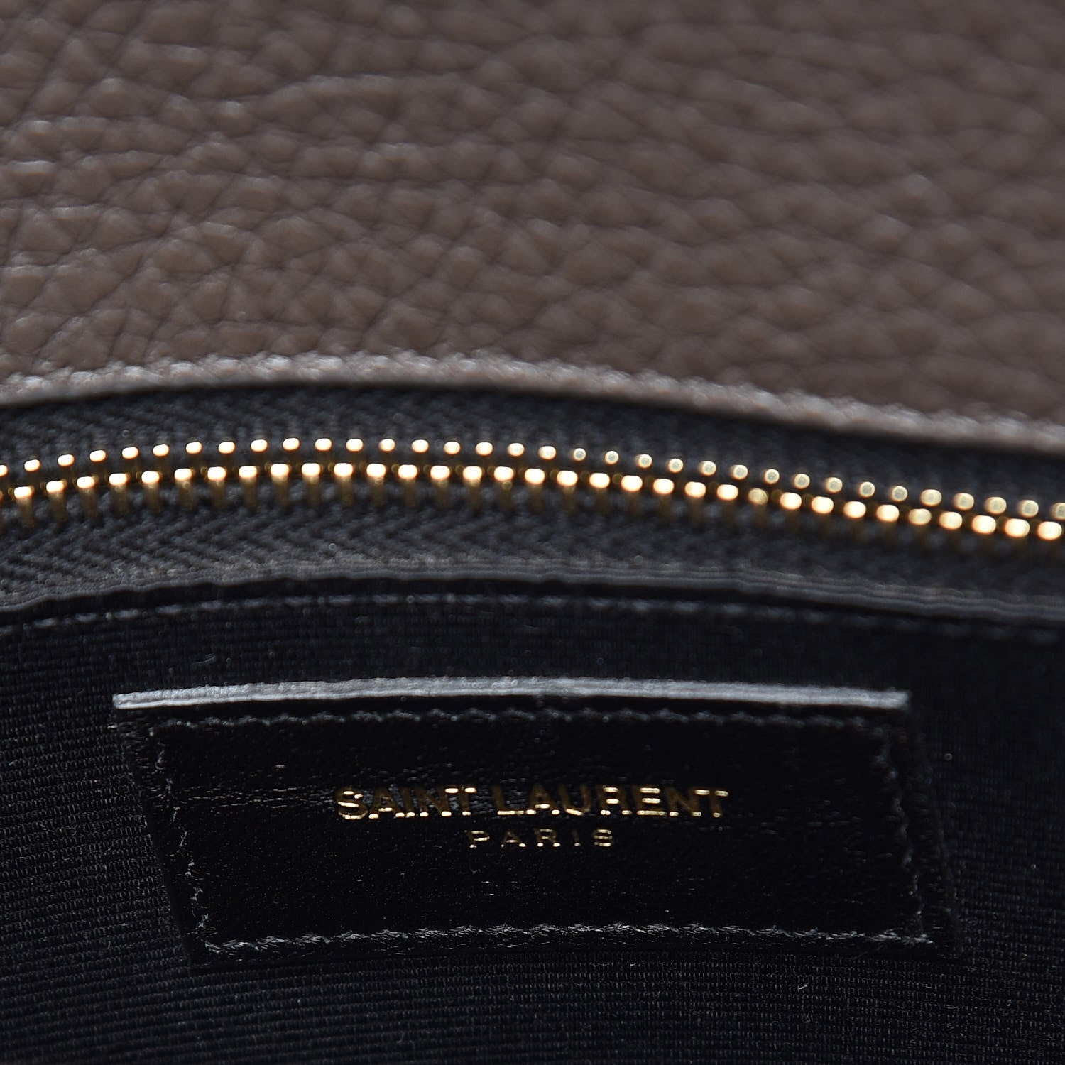 Saint Laurent Grained Calfskin Small Sac De Jour Earth 9 of 10