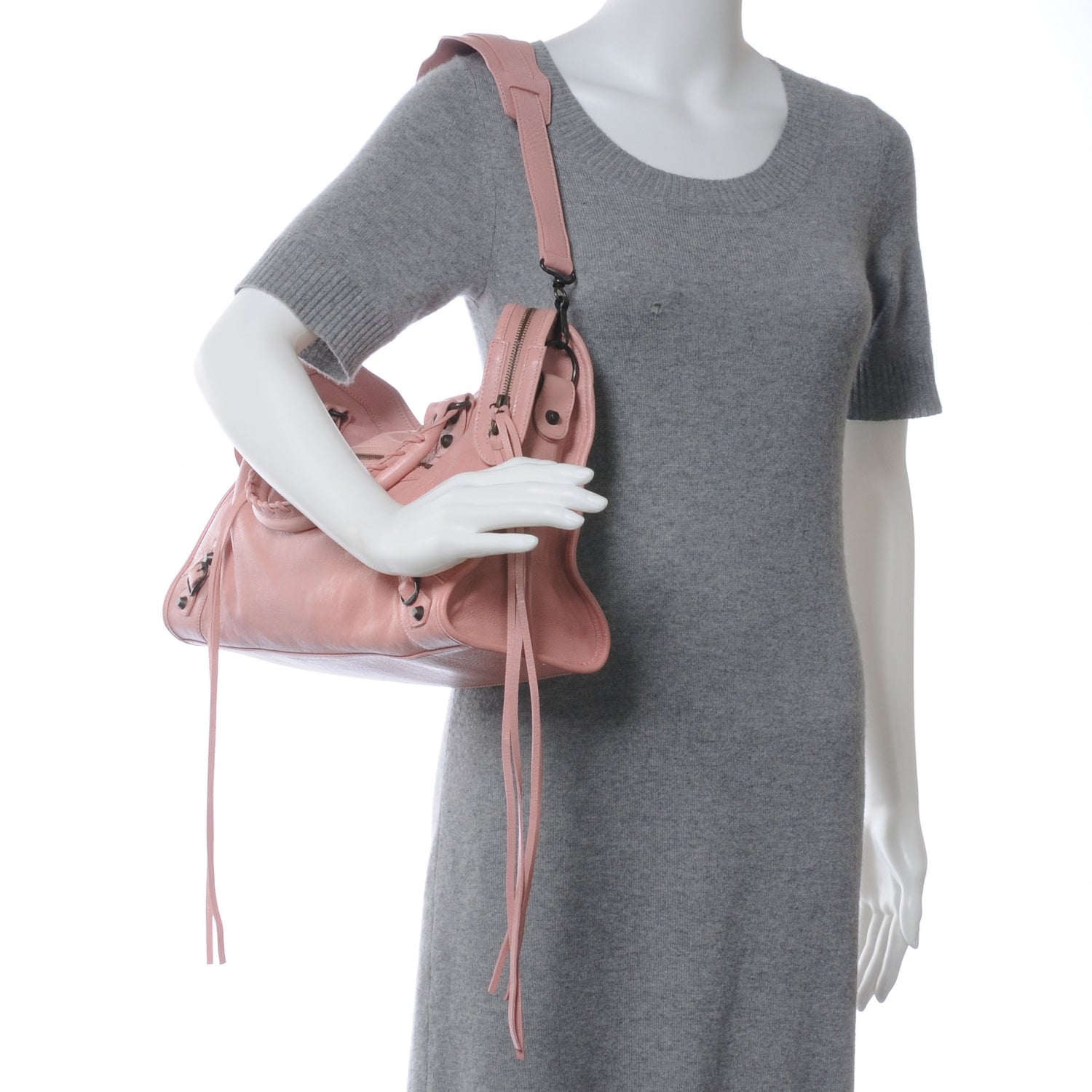 Balenciaga Agneau Classic Hardware City Rose Peach 2 of 9