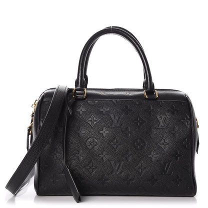 Louis Vuitton Empreinte Speedy Bandouliere 25 NM Black 1 of 8