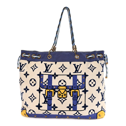 Louis Vuitton Cotton Monogram Eponge Cabas Blue 1 of 9
