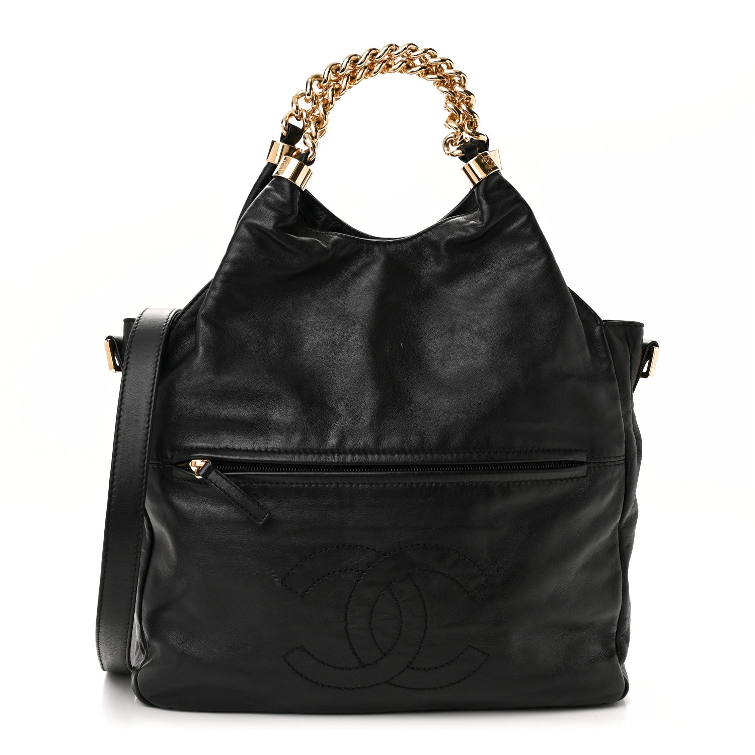 Chanel Lambskin Medium Rodeo Drive Tote Black 1 of 11