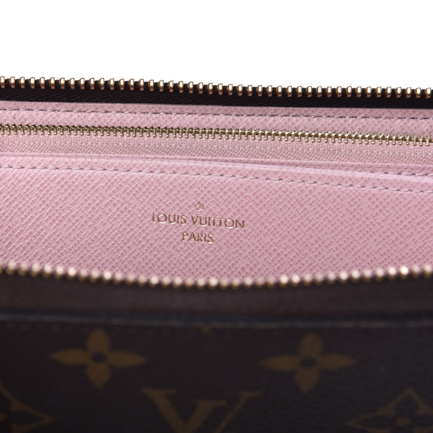 Monogram Zippy Wallet Rose Ballerine