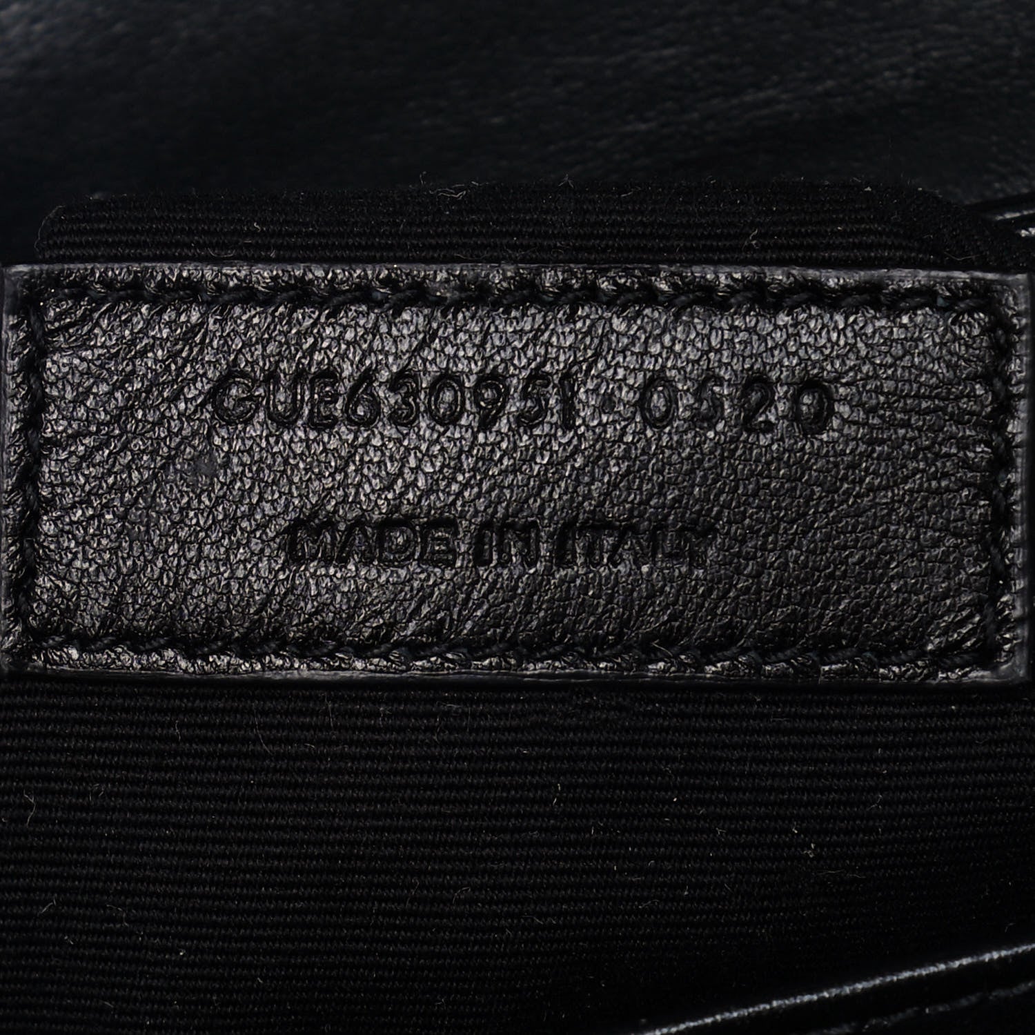 Saint Laurent Calfskin Y Quilted Monogram Toy Loulou Crossbody Bag Black 7 of 18