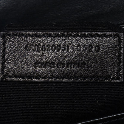 Saint Laurent Calfskin Y Quilted Monogram Toy Loulou Crossbody Bag Black 7 of 18