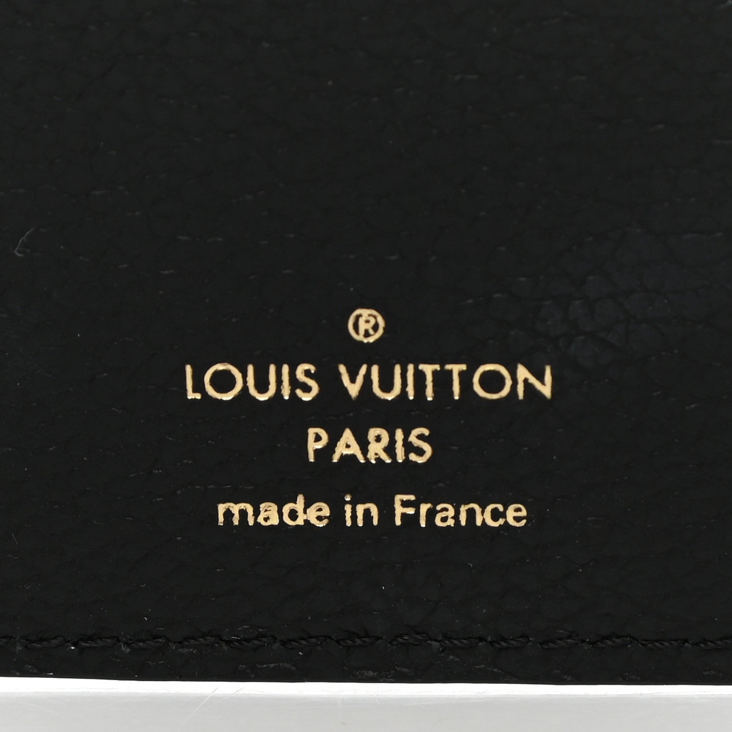 Louis Vuitton Empreinte Monogram Giant Victorine Wallet Black Beige 6 of 7