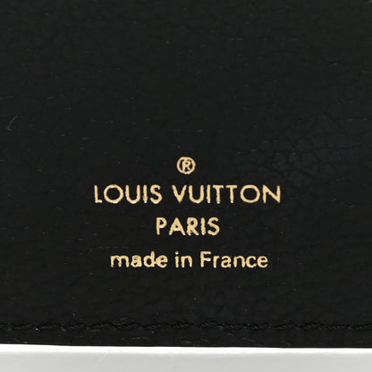 Louis Vuitton Empreinte Monogram Giant Victorine Wallet Black Beige 6 of 7