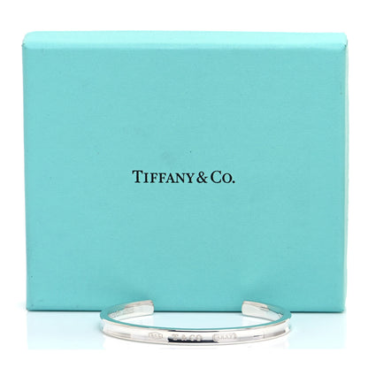 Tiffany Sterling Silver Narrow 1837 Cuff Bracelet 5 of 5
