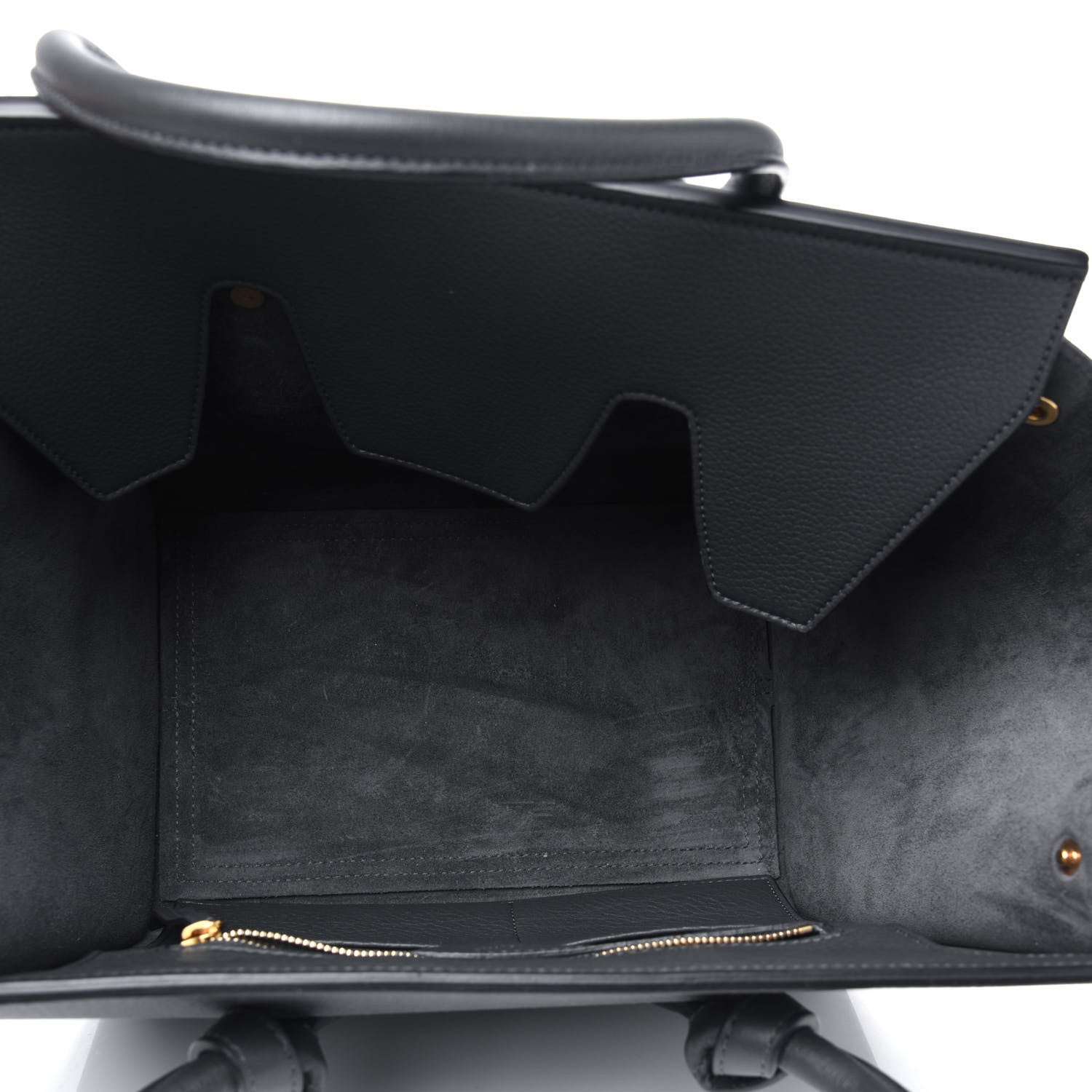 Celine Crisped Calfskin Mini Tie Knot Tote Anthracite 5 of 21