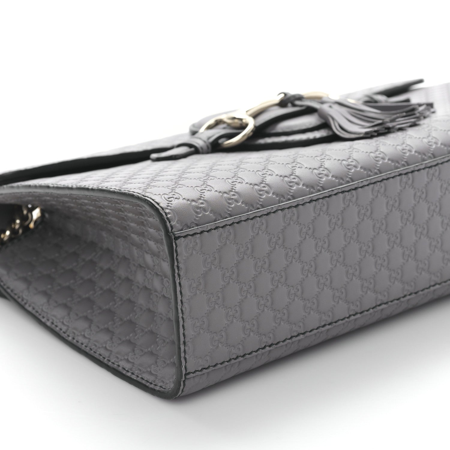 Gucci Soft Microguccissima Medium Emily Chain Shoulder Bag Loess 8 of 9