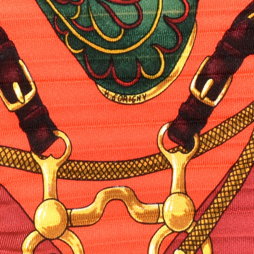 Silk Plisse Festival Scarf