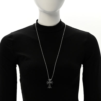 Chrome Hearts Metal Silicone Silichrome Cross Pendant Necklace Clear 2 of 7