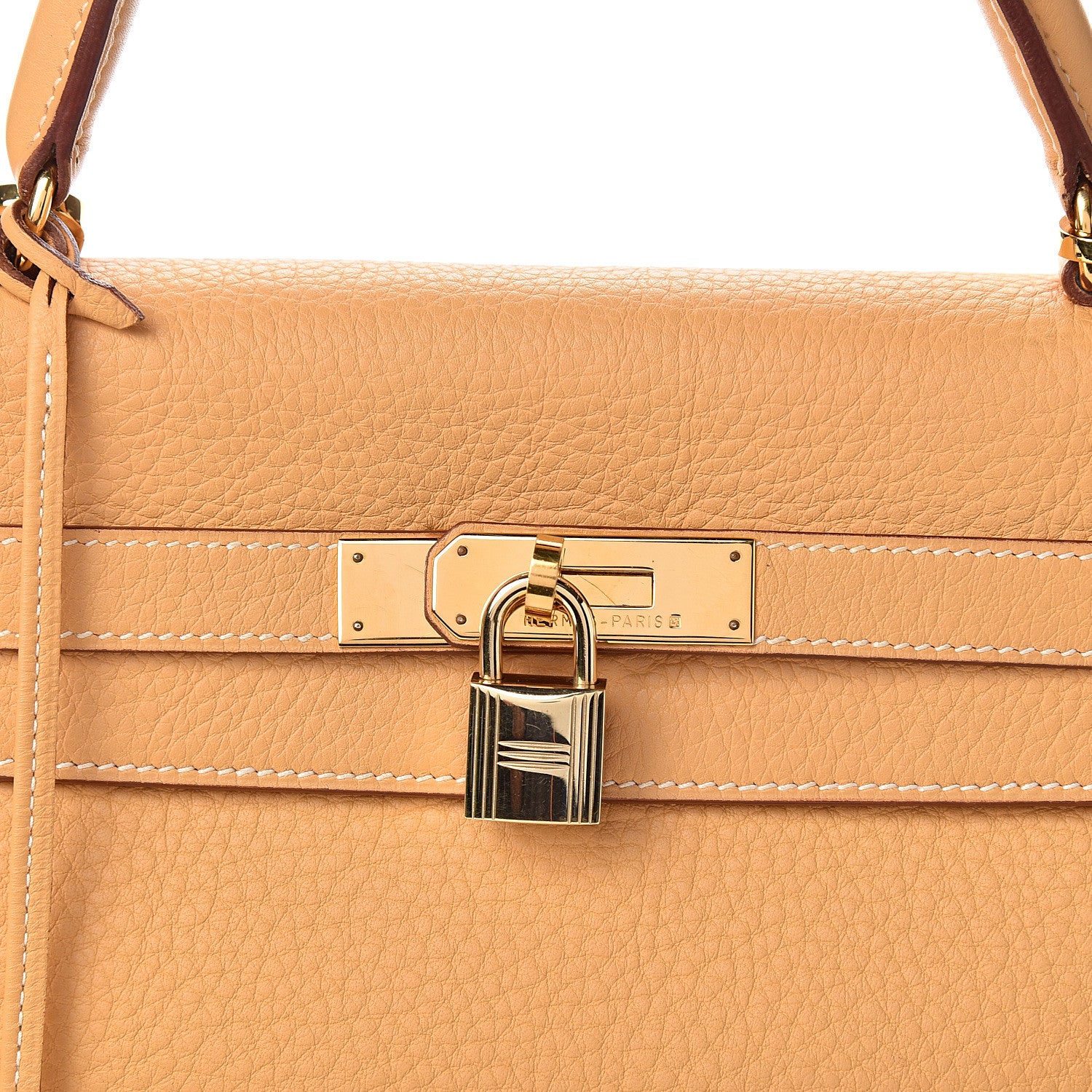 Hermes Taurillon Clemence Kelly Retourne 32 Sable 30 of 34
