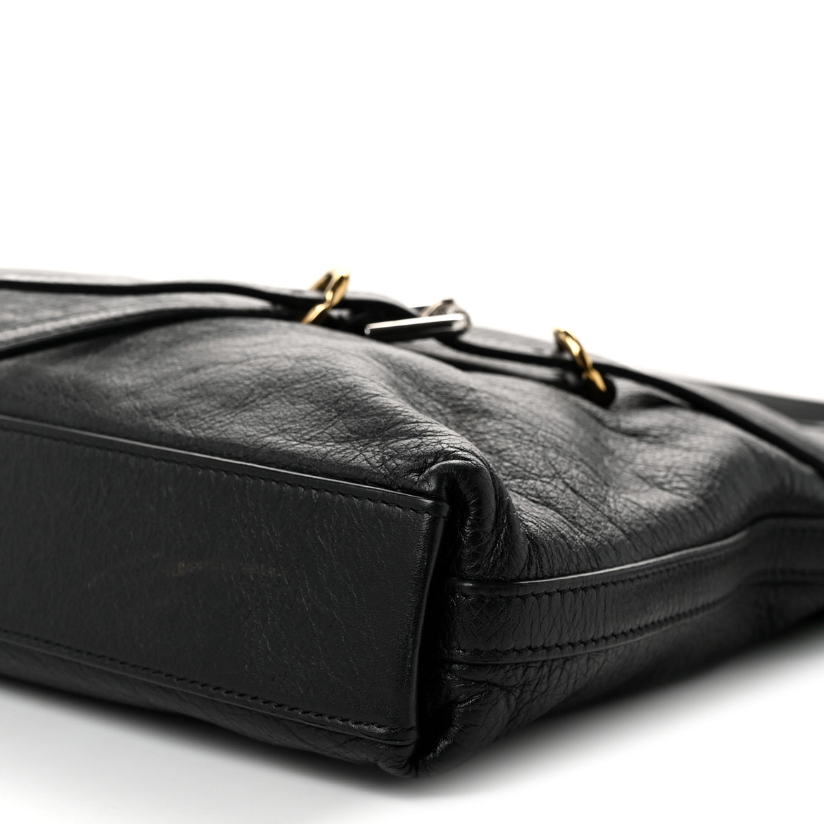 Calfskin Medium Voyou Bag Black