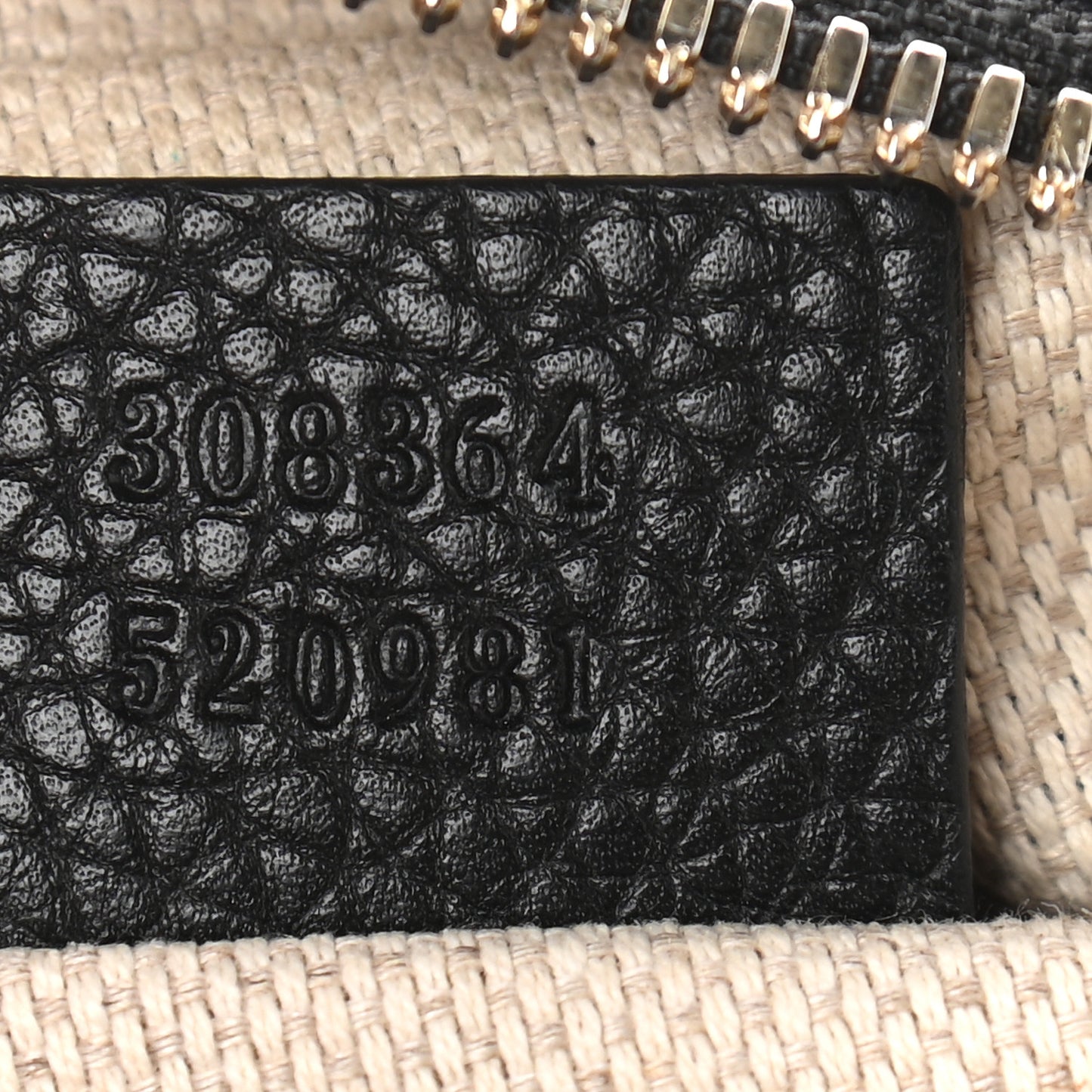 Pebbled Calfskin Small Soho Disco Bag Black