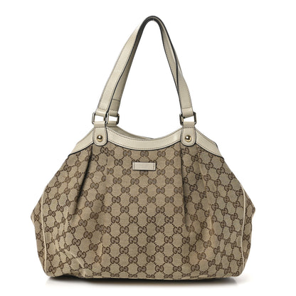 Gucci Monogram Shoulder Bag White 1 of 10
