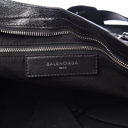 Balenciaga Chevre Silver Metallic Edge Hardware City Black 6 of 10