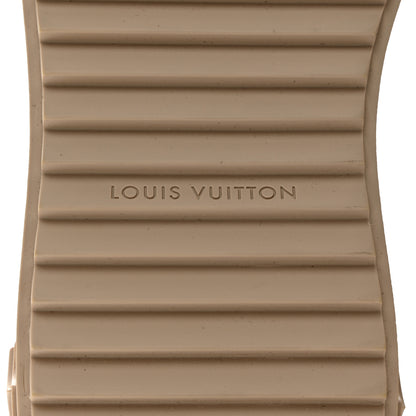 Louis Vuitton Suede Calfskin Shearling Snowdrop Flat Ankle Boot 37.5 Beige 9 of 9