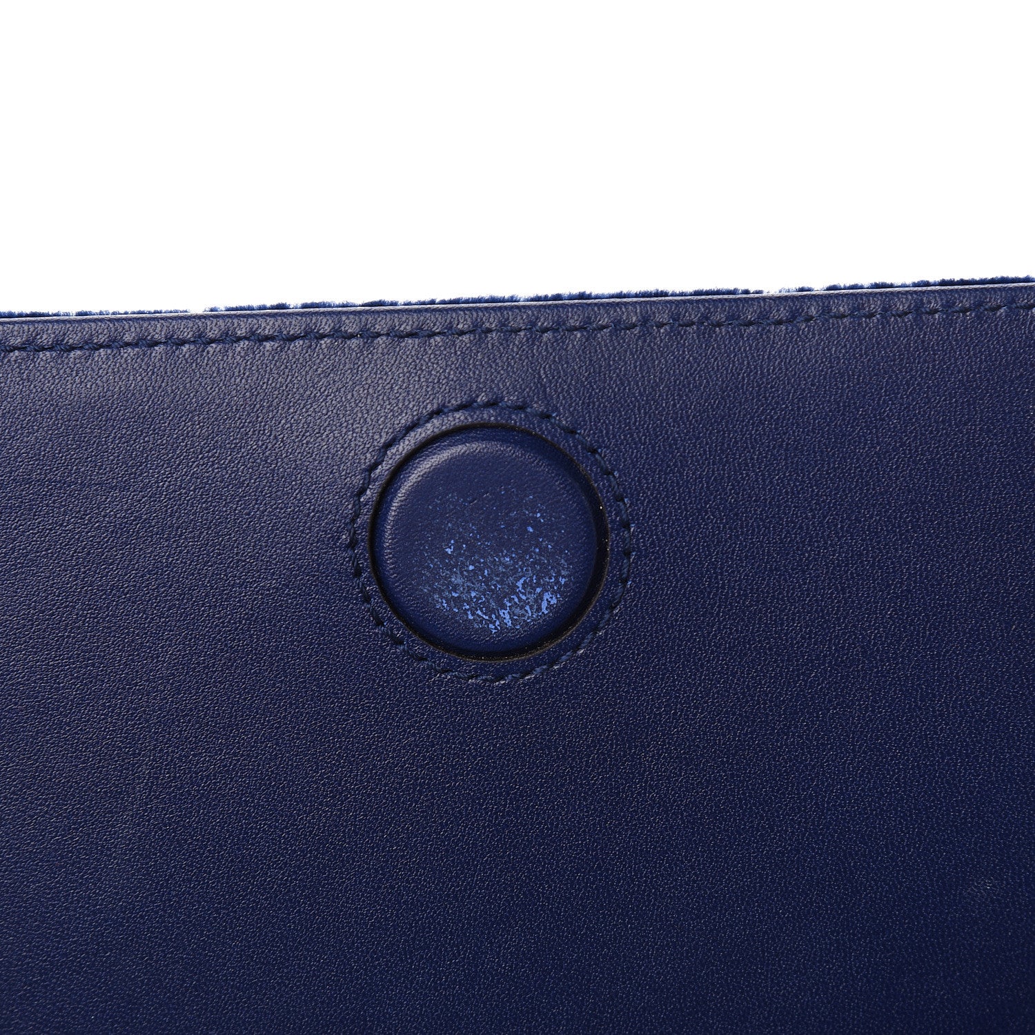 Gucci Velvet Matelasse GG Marmont Mini Bag Cobalt Blue 8 of 10