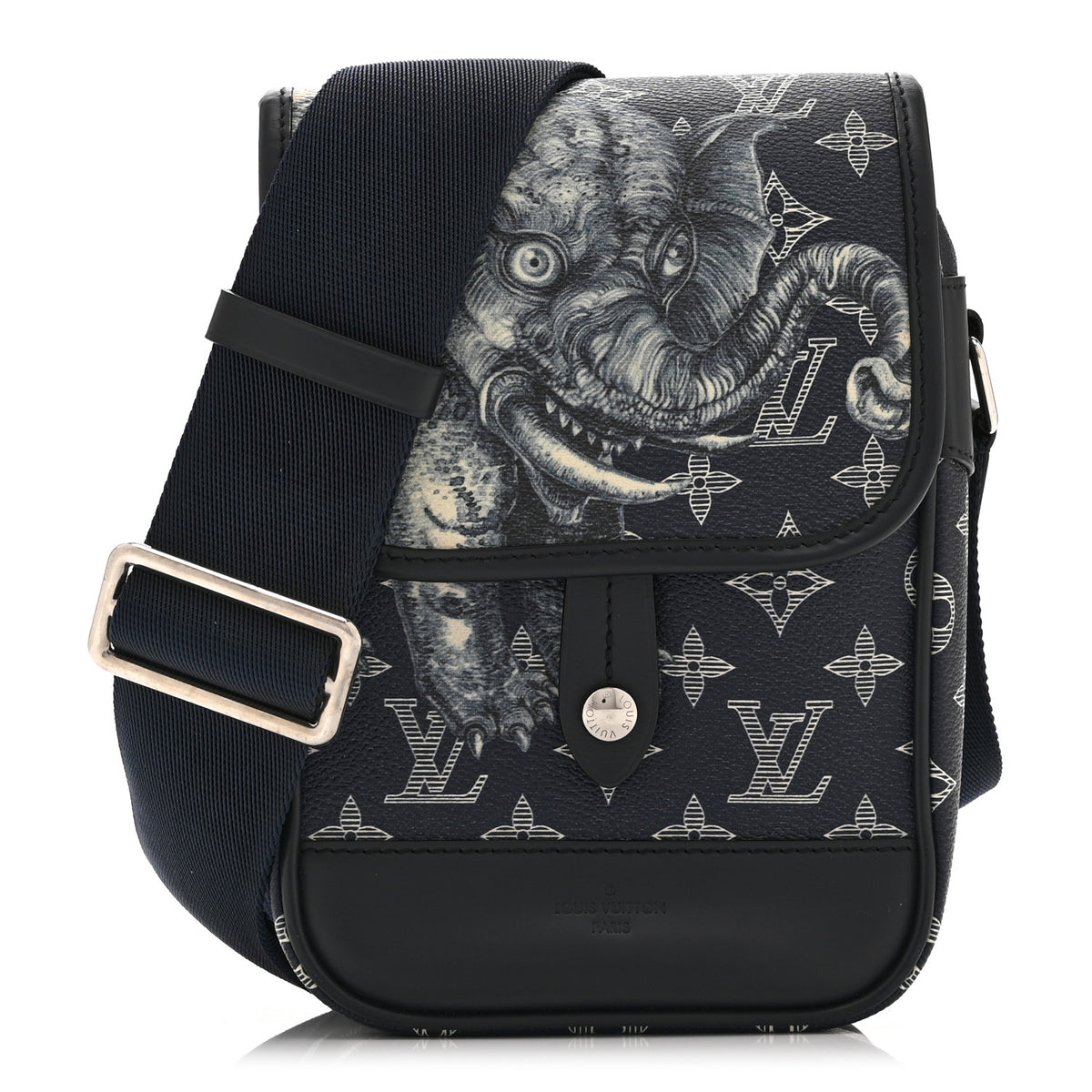 Louis Vuitton Savane Monogram Elephant Chapman Messenger BB Encre 1 of 10