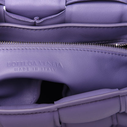 Bottega Veneta Lambskin Maxi Intreccio Padded Chain Cassette Crossbody Bag Lavender 6 of 8