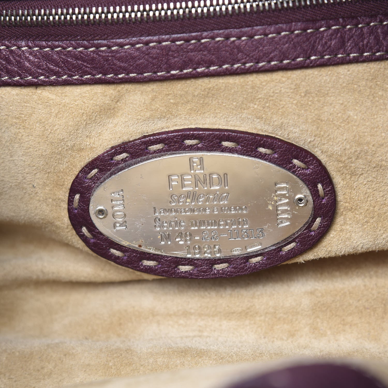Fendi Calfskin Romano Selleria Sporty 6 of 10