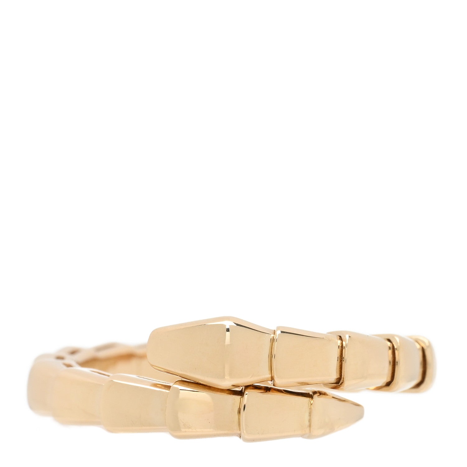 Bulgari 18K Yellow Gold Serpenti Viper Ring XL 1 of 5