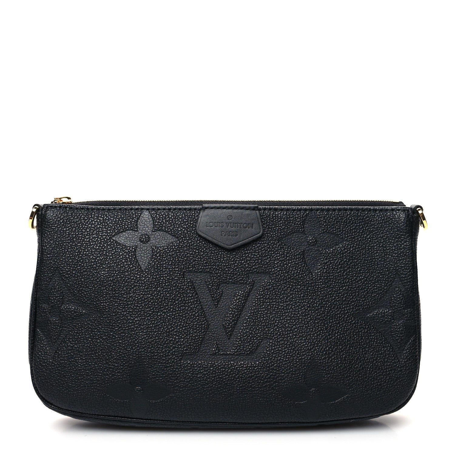 Louis Vuitton Empreinte Monogram Giant Multi Pochette Accessories Large Pochette Black 1 of 10