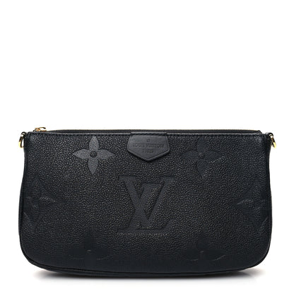 Louis Vuitton Empreinte Monogram Giant Multi Pochette Accessories Large Pochette Black 1 of 10